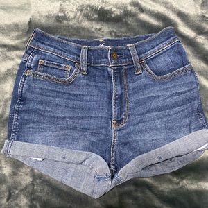 High rise shorts